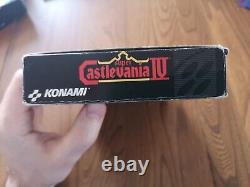 Super Castlevania IV SNES SUPER NINTENDO Original COMPLETE CIB Authentic TESTED