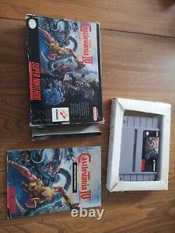 Super Castlevania IV SNES SUPER NINTENDO Original COMPLETE CIB Authentic TESTED