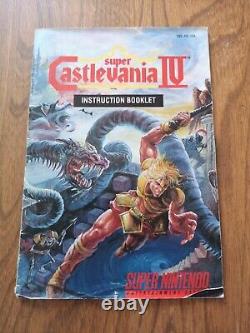 Super Castlevania IV SNES SUPER NINTENDO Original COMPLETE CIB Authentic TESTED