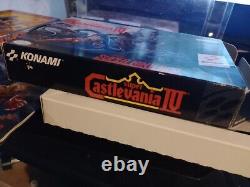 Super Castlevania IV Super Nintendo SNES Konami Authentic CIB