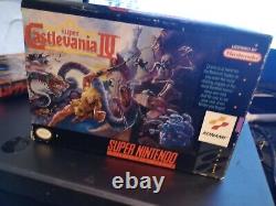 Super Castlevania IV Super Nintendo SNES Konami Authentic CIB
