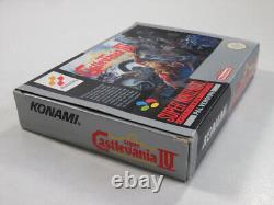 Super Castlevania IV Super Nnintendo (snes) Pal-noe No Notice Without Manual