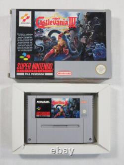 Super Castlevania IV Super Nnintendo (snes) Pal-noe No Notice Without Manual