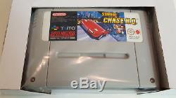 Super Chase HQ PAL in Acrylglasbox Super Nintendo Snes original