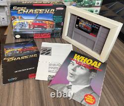 Super Chase HQ (Super Nintendo) SNES Game Box Manual H. Q