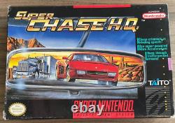 Super Chase HQ (Super Nintendo) SNES Game Box Manual H. Q