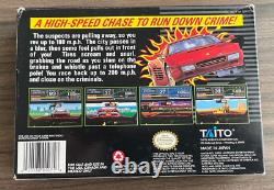 Super Chase HQ (Super Nintendo) SNES Game Box Manual H. Q