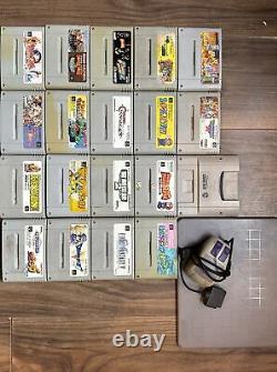 Super Famicom Rare Japanese 19 Game Collection Super Nintendo SNES
