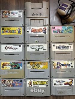 Super Famicom Rare Japanese 19 Game Collection Super Nintendo SNES