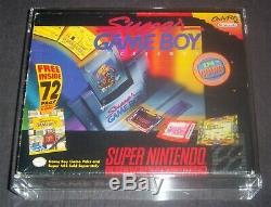 Super GameBoy (SNES, 1994) VERY RARE FACTORY SEALED BIG BOX (Game Boy Adapter)