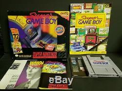 Super GameBoy (Super Nintendo Entertainment System, 1994) SNES Complete Big Box