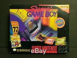 Super GameBoy (Super Nintendo Entertainment System, 1994) SNES Complete Big Box