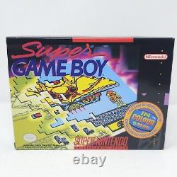 Super GameBoy Super Nintendo SNES Complete in Box CIB Game Boy Tested Like New
