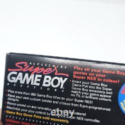Super GameBoy Super Nintendo SNES Complete in Box CIB Game Boy Tested Like New