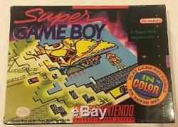 Super Game Boy Accessory for Super Nintendo SNES. Brand New And Sealed. HTF RARE