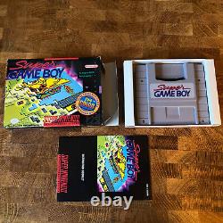Super Game Boy CIB SNES 1994 Super Nintendo with3 games