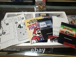 Super Mario All-Stars Console Bundle Super Nintendo Console SNES Complete CIB
