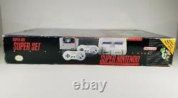 Super Mario All Stars Set Super Nintendo Snes Console System Complete CIB