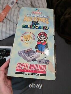 Super Mario All Stars Super Mario World Snes Super Nintendo Console Boxed