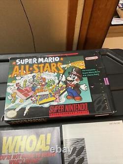 Super Mario All-Stars (Super Nintendo SNES 1993) CIB complete High Grade Inserts