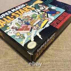 Super Mario All-Stars (Super Nintendo SNES, 1993) Complete CIB Authentic Tested
