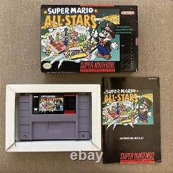 Super Mario All-Stars (Super Nintendo SNES, 1993) Complete CIB Authentic Tested