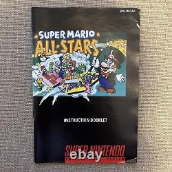 Super Mario All-Stars (Super Nintendo SNES, 1993) Complete CIB Authentic Tested