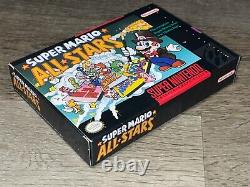 Super Mario All-Stars Super Nintendo Snes Complete CIB Near Mint Condition