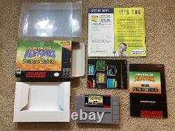 Super Mario All-Stars + World (Super Nintendo SNES) Complete CIB with Poster