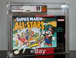 Super Mario All-stars Vga 90 Super Nintendo Snes Mint Sealed New