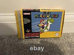Super Mario Bros -Super Nintendo /Snes, PalUk (Complete) Rare Yellow box