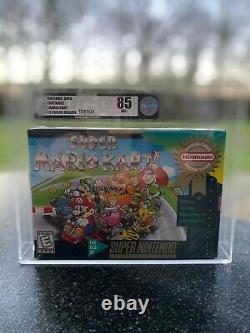 Super Mario Kart SNES / Sealed/ VGA 85 / graded/ NTSC / Rare / Super Nintendo/US