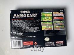 Super Mario Kart SNES (Super Nintendo, 1992) CIB Complete Authentic with Inserts