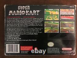 Super Mario Kart SNES Super Nintendo Authentic Complete In Box