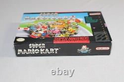 Super Mario Kart SNES Super Nintendo Complete CIB NEAR MINT! VERY NICE! RARE