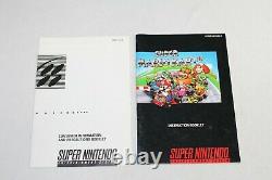 Super Mario Kart SNES Super Nintendo Complete In Box CIB! Good Condition! Rare