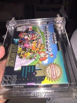 Super Mario Kart (SNES) WATA Certified Grade Brand Newithsealed Super Nintendo