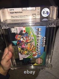 Super Mario Kart (SNES) WATA Certified Grade Brand Newithsealed Super Nintendo
