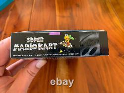 Super Mario Kart Super Nintendo SNES 100% Complete CIB Excellent Condition