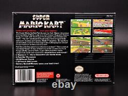 Super Mario Kart Super Nintendo SNES Complete CIB Authentic Tested Saves