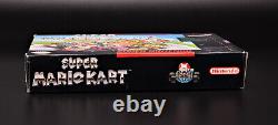 Super Mario Kart Super Nintendo SNES Complete CIB Authentic Tested Saves