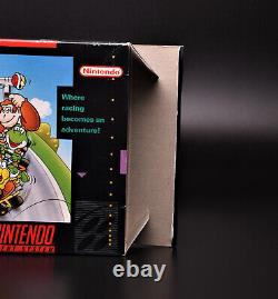 Super Mario Kart Super Nintendo SNES Complete CIB Authentic Tested Saves