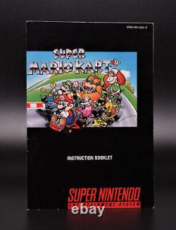 Super Mario Kart Super Nintendo SNES Complete CIB Authentic Tested Saves