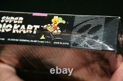 Super Mario Kart (Super Nintendo SNES) NEW SEALED V-SEAM FIRST PRINT, RARE GRAIL