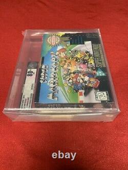 Super Mario Kart Super Nintendo SNES New Sealed Near Mint VGA 80+ Silver Level