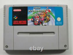 Super Mario Kart Super Nintendo (snes) Pal-fah Complete Good Condition Overal