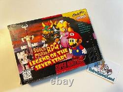 Super Mario RPG Box + Manual NTSC USA Super Nintendo SNES NO GAME