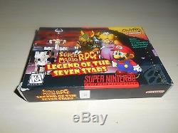 Super Mario RPG Legend of Seven Stars Complete Super Nintendo CIB Game SNES