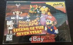 Super Mario RPG Legend of the Seven Stars Complete In Box VG (Super NES, 1996)