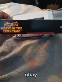 Super Mario RPG Legend of the Seven Stars (Nintendo SNES, 1996) Tested Has Box